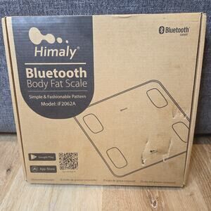 Himaly iF2062A Bluetooth Smart Body Fat Scale 400 lb Pink Open Box